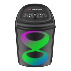 A Photo Of Monster Cycle Bluetooth Party Speaker - 80W, IPX5 Waterproof, RGB Lighting, TWS Stereo | MS22138
