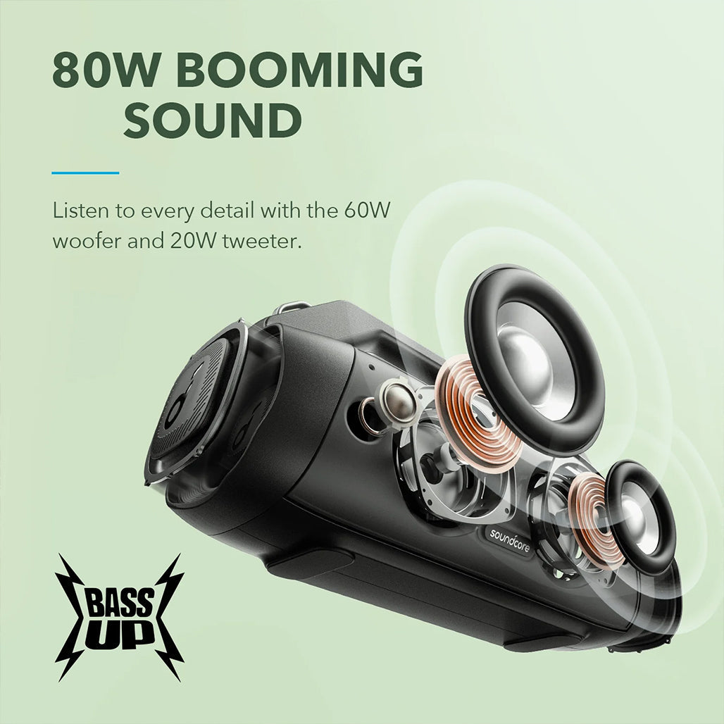 A Photo Of Anker Soundcore Motion Boom Plus - Portable Outdoor Bluetooth Speaker
