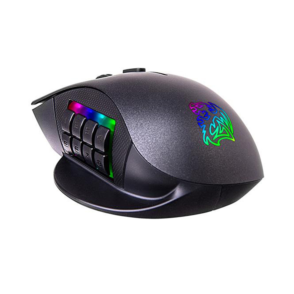 A Photo Of TTE Nemesis Switch Optical RGB Wired Gaming Mouse | 12000 DPI, 16 Programmable Buttons, Customizable RGB | MO-NMS-WDOOBK-01
