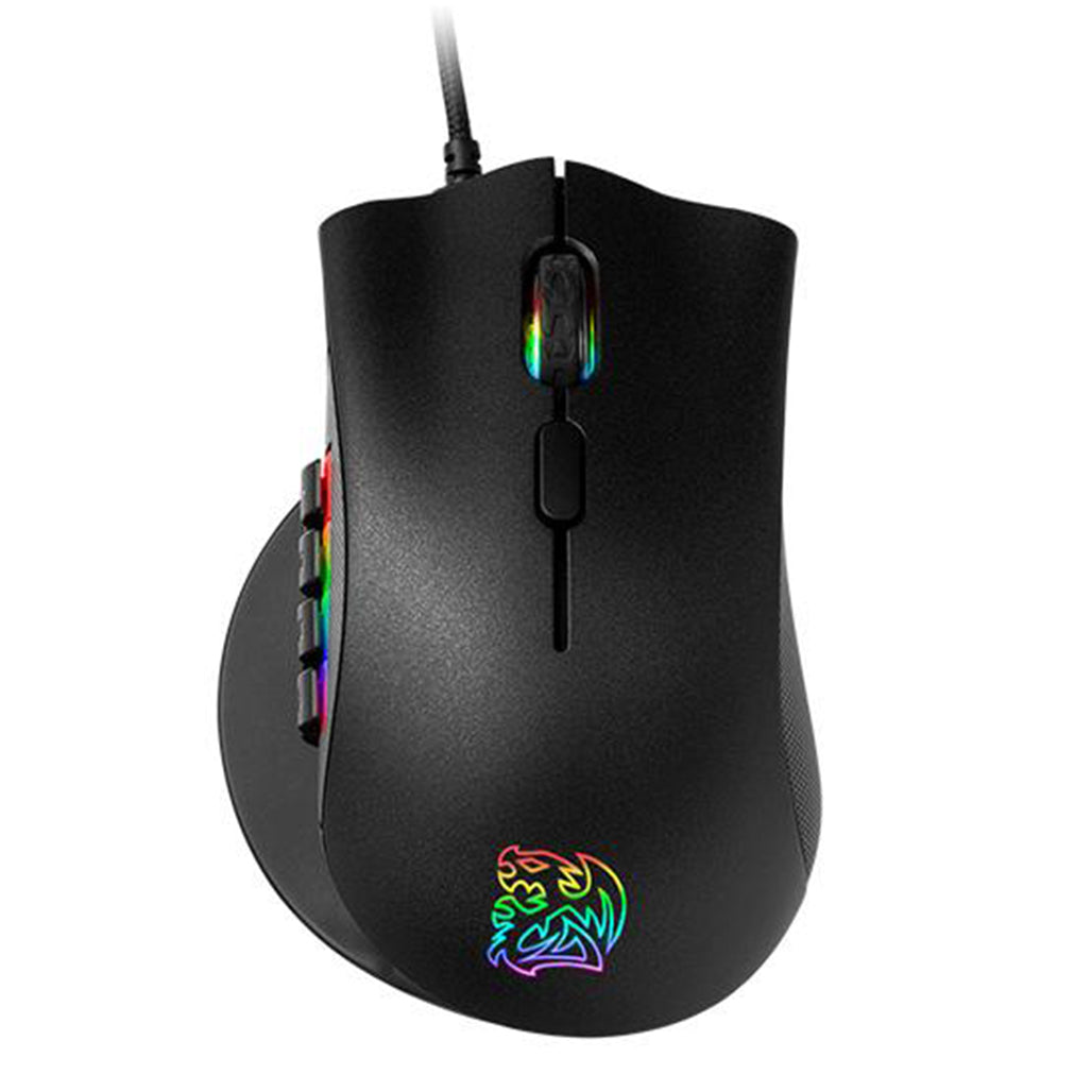 A Photo Of TTE Nemesis Switch Optical RGB Wired Gaming Mouse | 12000 DPI, 16 Programmable Buttons, Customizable RGB | MO-NMS-WDOOBK-01