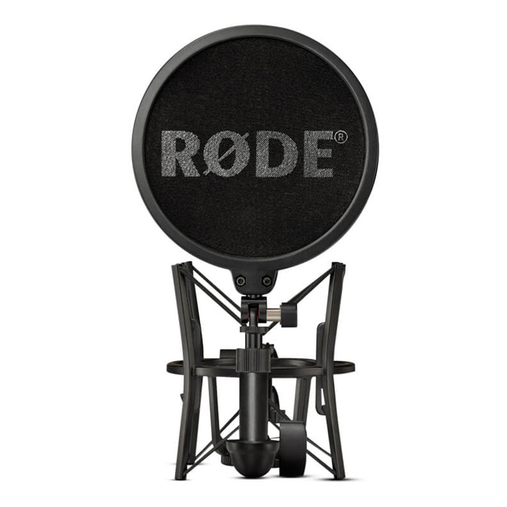 A Photo Of Rode NT1 Large-Diaphragm Cardioid Condenser Microphone - Ultra-Low Noise, Gold-Sputtered Capsule