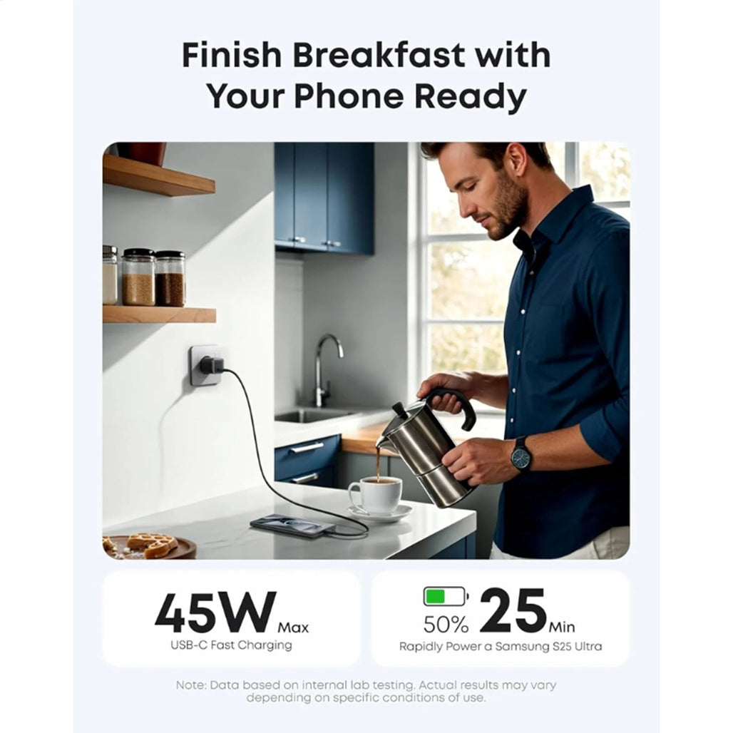 A Photo Of Anker Compact USB-C Fast Charger Nano Charger 45W