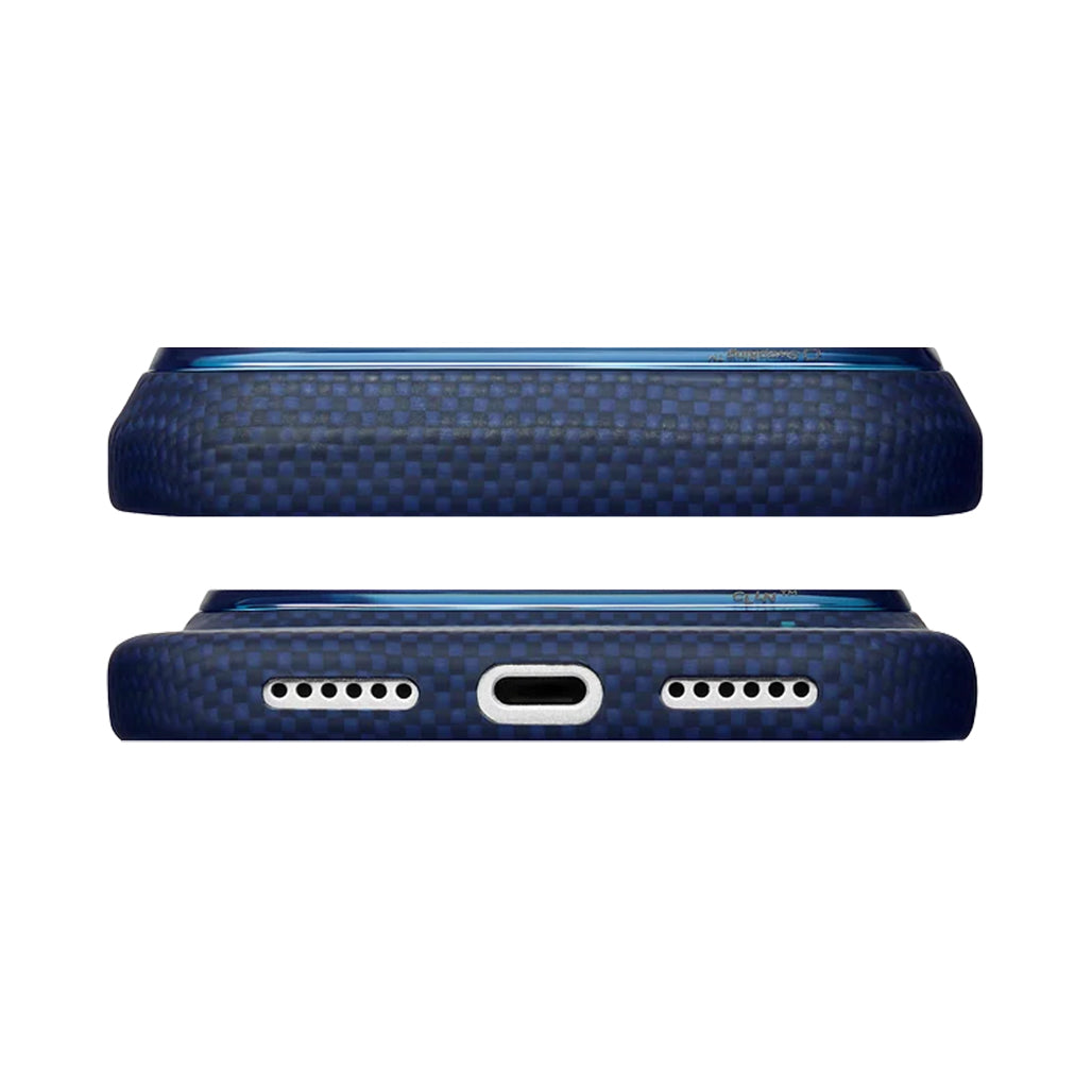A Photo Of Pitaka Edge Case for iPhone 18 Pro / iPhone 18 Pro Max – Ultra-Thin Aramid Fiber MagSafe Case