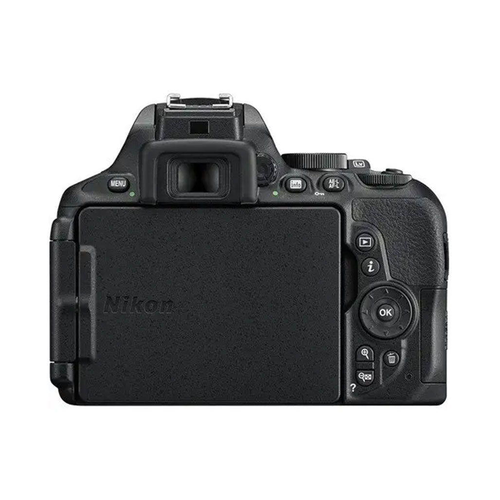 A Photo Of Nikon D5600 DSLR Camera with 18-55mm Lens – 24.2MP, Full HD Video, Wi-Fi, and Touchscreen LCD