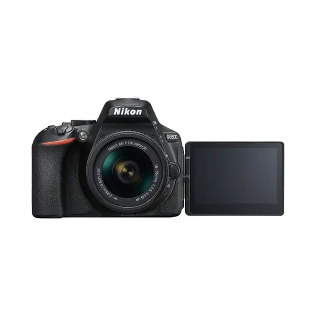 A Photo Of Nikon D5600 DSLR Camera with 18-55mm Lens – 24.2MP, Full HD Video, Wi-Fi, and Touchscreen LCD