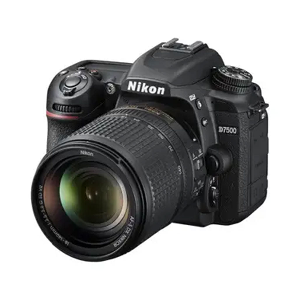 A Photo Of Nikon D7500 DSLR Camera with 18-140mm Lens Deluxe Kit - 20.9MP, 4K Video Recording