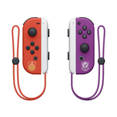 A Photo Of Nintendo Switch™ OLED Model – Pokémon™ Scarlet & Violet Edition with Legendary Pokémon Art and OLED Screen