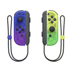 A Photo Of Nintendo Switch™ OLED Model – Splatoon™ 3 Edition with Custom Graffiti Design and Vivid OLED Screen