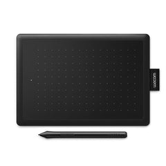 A Photo Of One by Wacom Small Creative Pen Tablet | Black and Red - Ideal for Learning and Digital Art