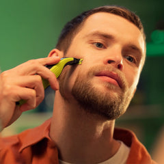 A Photo Of Philips OneBlade Face + Body – Trim, Edge & Shave Any Length of Hair with Precision