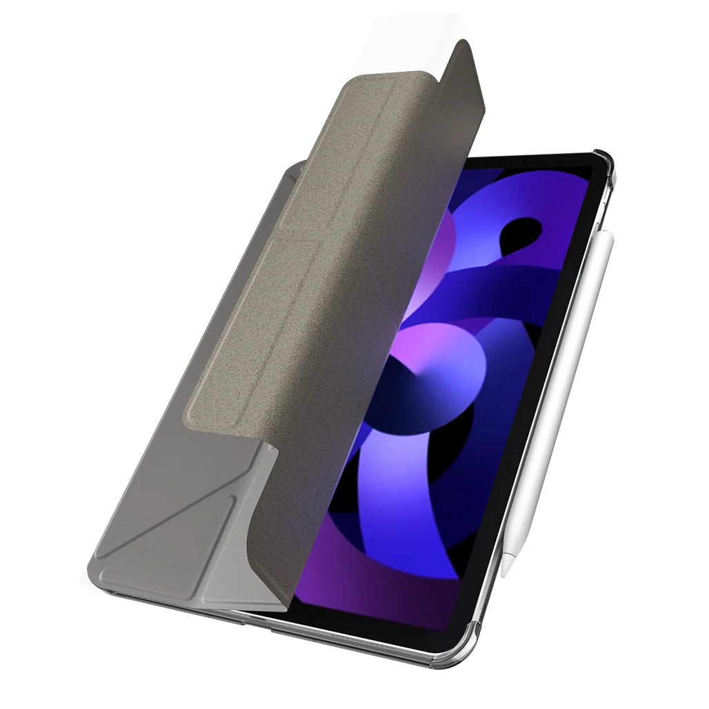 A Photo Of SwitchEasy Origami Nude Flexi-Folding Case for 2022 iPad 10th Gen - Gray