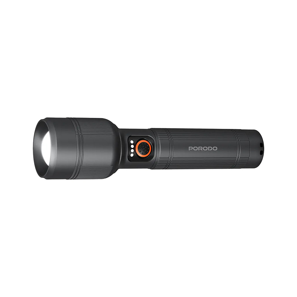 A Photo Of Porodo Lifestyle Lumalite 2600 Rechargeable Flashlight
