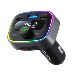 A Photo Of Porodo Smart Car Charger FM Transmitter