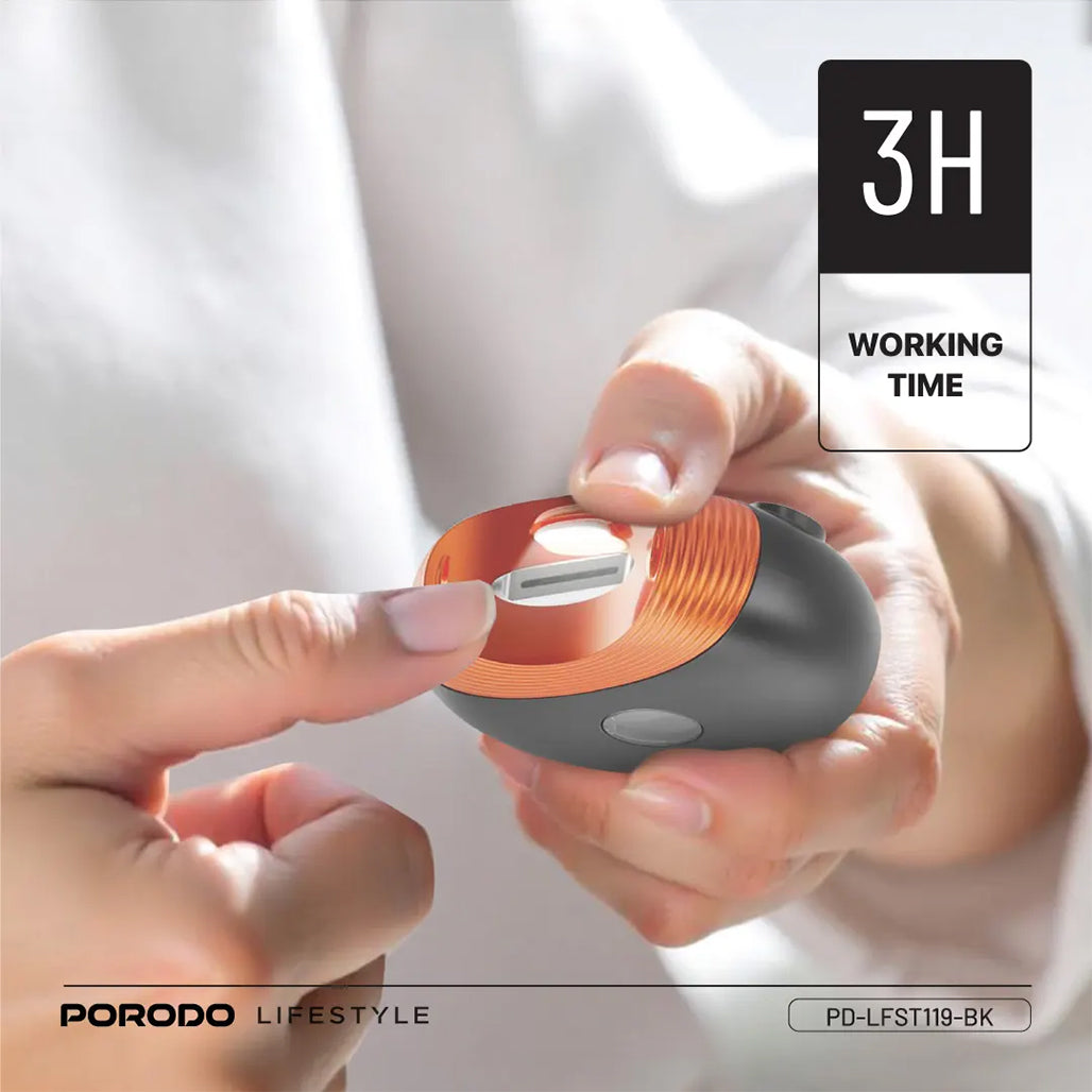 A Photo Of Porodo Lifestyle All-In-One Nail Trimmer Set – Black