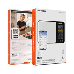 A Photo Of Porodo Lifestyle Kalio Smart Food Kitchen Scale Measuring Tape with Nutritional Calculator