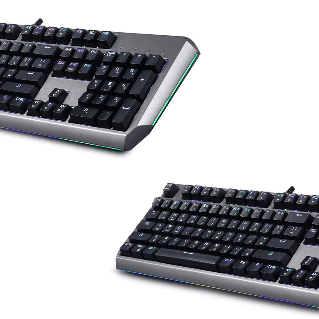 A Photo Of Porodo PDX219 - Gaming Wired Full Keyboard with Gateron Red Switch