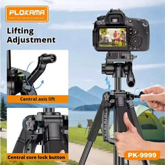 A Photo Of Plokama PK-9999 2.1M Professional Camera Tripod