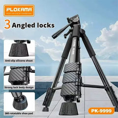 A Photo Of Plokama PK-9999 2.1M Professional Camera Tripod