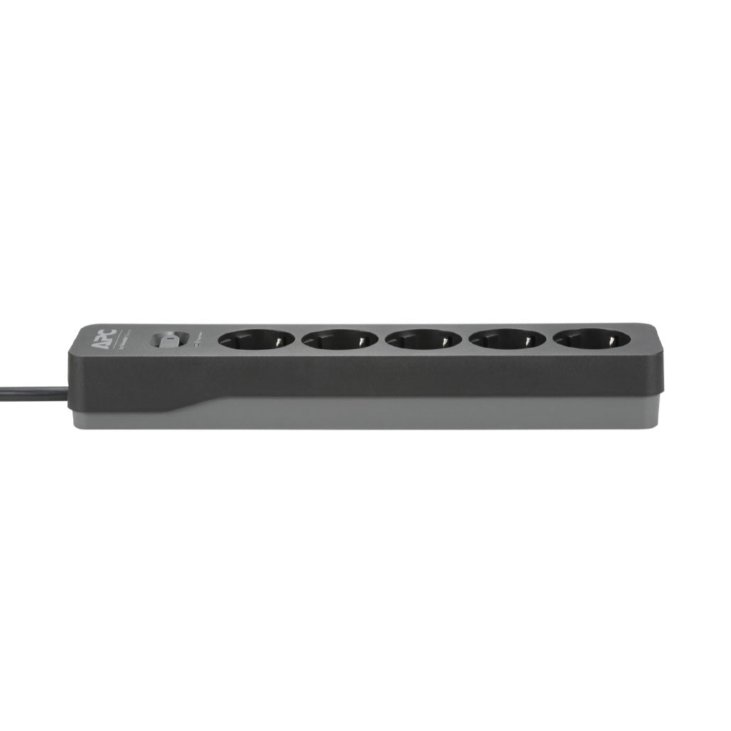 A Photo Of APC Essential SurgeArrest 5-Outlet Surge Protector with 2 USB Ports – Black