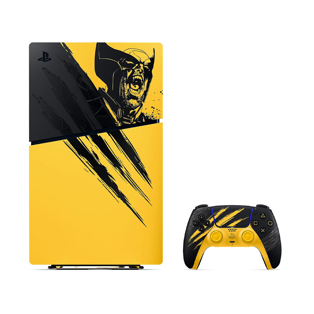 A Photo Of Sony PlayStation 5 Marvel’s Wolverine Battle Yellow Limited Edition Bundle – Digital Edition