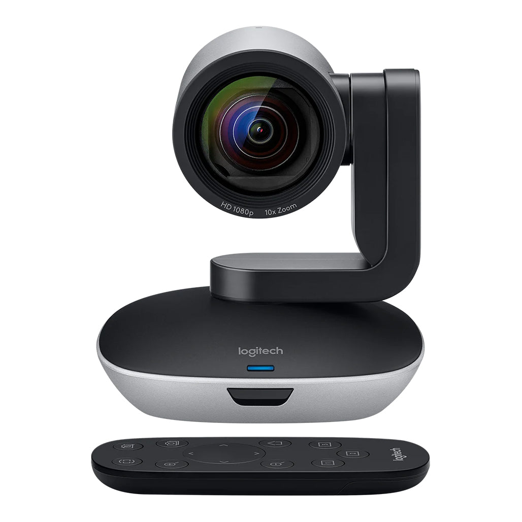 A Photo Of Logitech PTZ Pro 2 960-001186 - HD 1080p Pan/Tilt/Zoom Camera with 10x Zoom, Remote Control, and USB Connectivity
