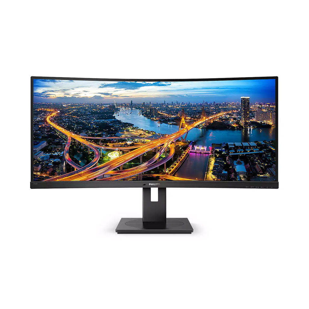 A Photo Of Philips 346B1C Curved UltraWide LCD Monitor with USB-C B Line 34 inch 3440 x 1440 (WQHD)