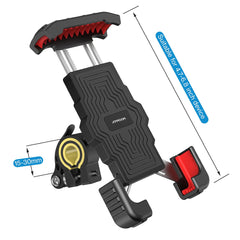 A Photo Of Phone Holder for Bicycle and Motorcycle | 360° Rotation with Wide Compatibility and Secure Grip