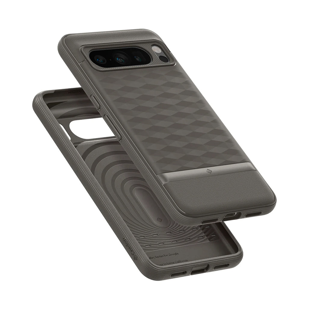A Photo Of Caseology Parallax - Pixel 8 Pro Cover Case - Ash Gray