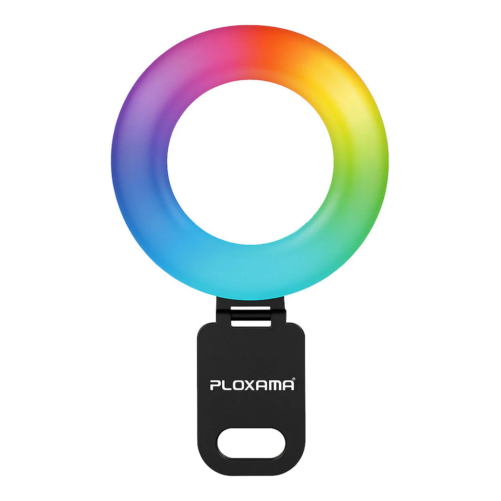 A Photo Of Plokama U20 PRO RGB Phone Clip LED Selfie Ring Light