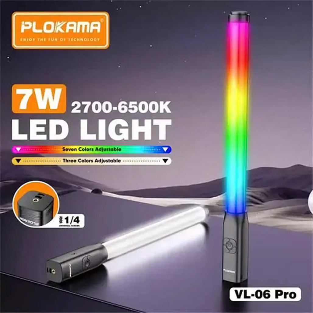 A Photo Of Plokama VL-06 Pro RGB Light Stick