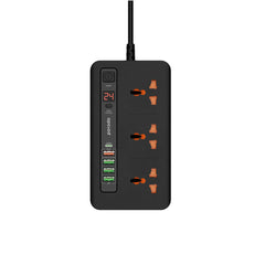 A Photo Of Porodo Multi-Port Power HUB 4 USB-A/USB-C Ultimate Home & Office Kit 2M