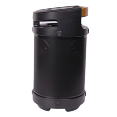 A Photo Of Porodo Soundtec Capsule Speaker - Black | Portable Bluetooth 4.2, 4400mAh Battery, IPX5 Water Resistant