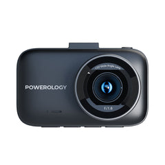 A Photo Of Powerology Dash Camera Ultra - 4K High-Resolution Dash Cam with 170° Wide Angle and Built-In Sensors