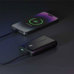 A Photo Of Powerology Onyx 10050mAh PD 35W Power Bank - Compact and Fast Charging with Digital Display