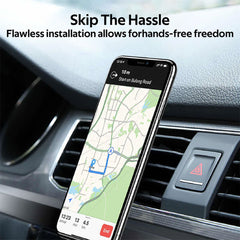 A Photo Of Promate AirGrip-3 360 Degree Air Vent Magnetic Holder | Universal Car Mount - Red