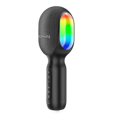 A Photo Of Promate VocalMic 5-in-1 Wireless Karaoke Microphone & Speaker | Bluetooth 5.0, RGB Lighting, TWS Duet Mode