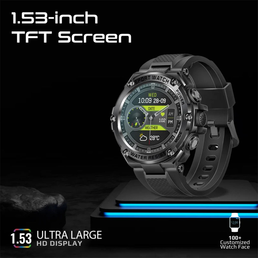 A Photo Of Promate XWatch-R19 Fitness Tracker Smartwatch with Bluetooth Calling | 1.53