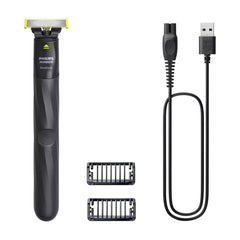 A Photo Of Philips Norelco OneBlade Hybrid Electric Trimmer & Shaver - QI1864/85