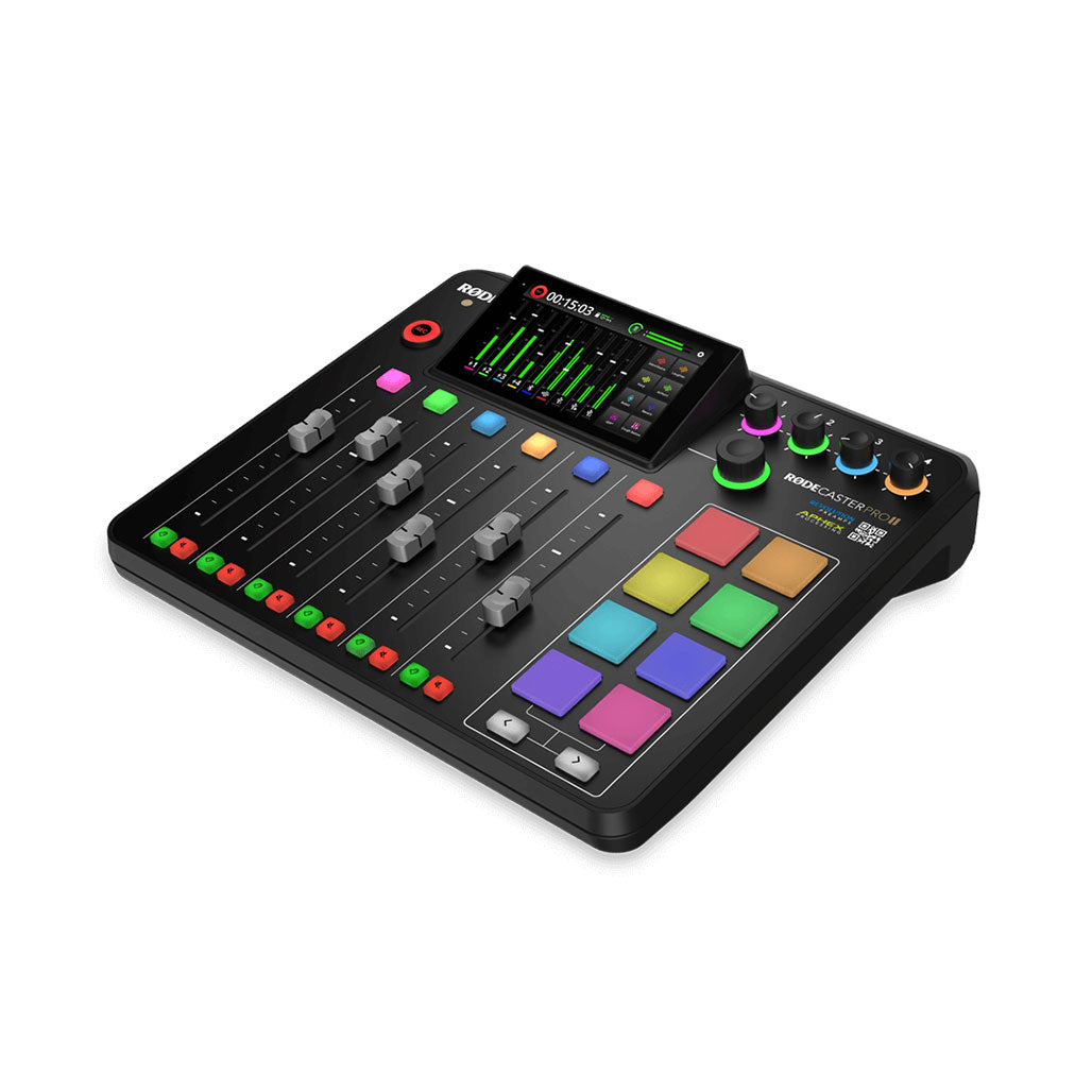 A Photo Of Rode RØDECaster Pro II – Advanced Integrated Audio Production Studio for Streamers, Podcasters, and Musicians