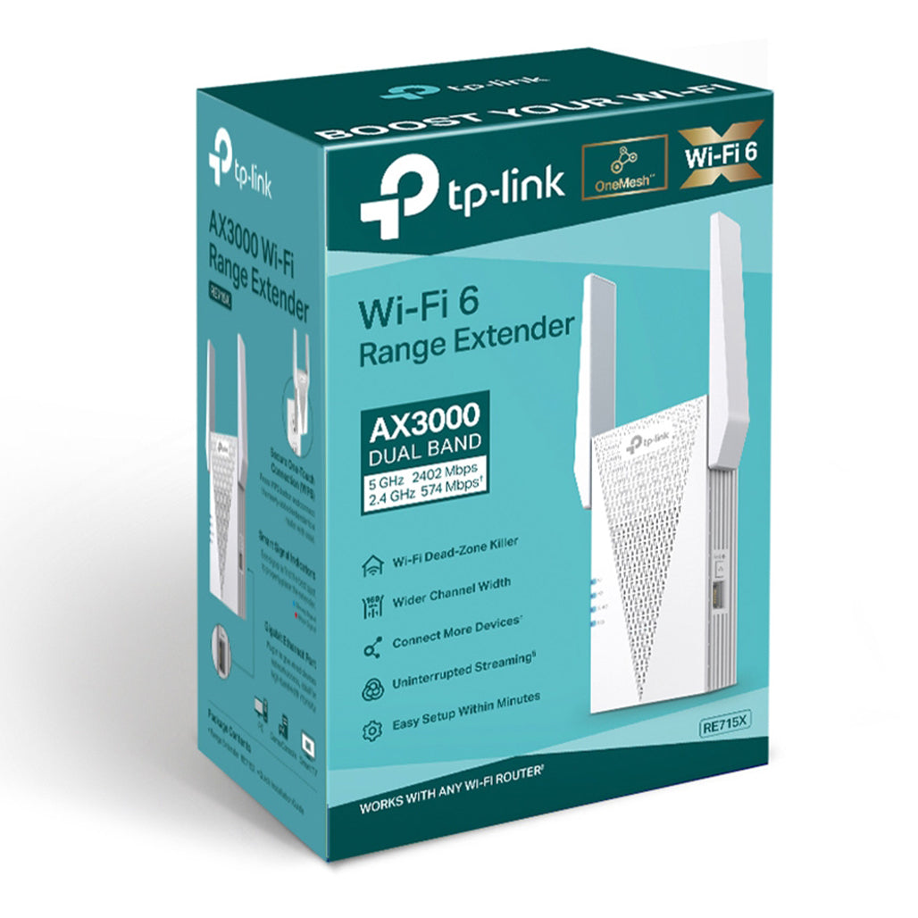 A Photo Of TP-Link RE715X - AX3000 Mesh WiFi 6 Extender