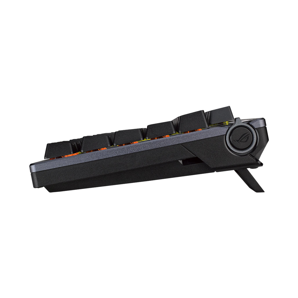 A Photo Of Asus M701 ROG Azoth - 75% TKL Wireless Mechanical Gaming Keyboard with OLED Display, RGB, and DIY Features