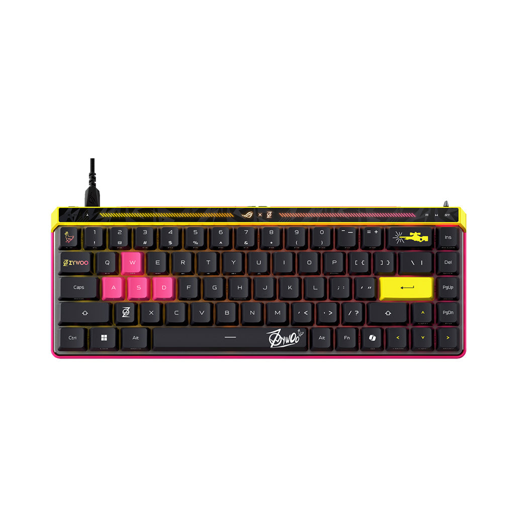 A Photo Of Asus ROG Falchion Ace HFX ZywOo Edition - 65% Analog Gaming Keyboard