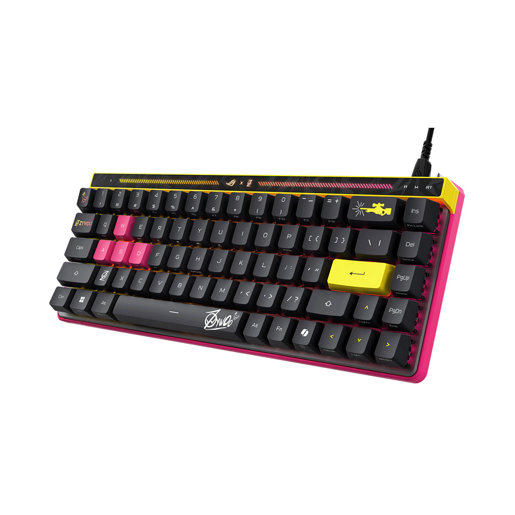 A Photo Of Asus ROG Falchion Ace HFX ZywOo Edition - 65% Analog Gaming Keyboard