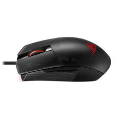A Photo Of Asus ROG Strix Impact II Wired Gaming Mouse - Lightweight, 6200 DPI Sensor, Ambidextrous Design, Aura Sync RGB, and Push-Fit Switch Socket