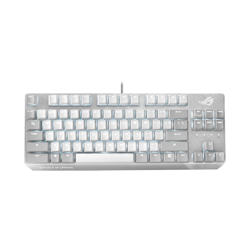 A Photo Of Asus ROG Strix Scope NX TKL - Moonlight White