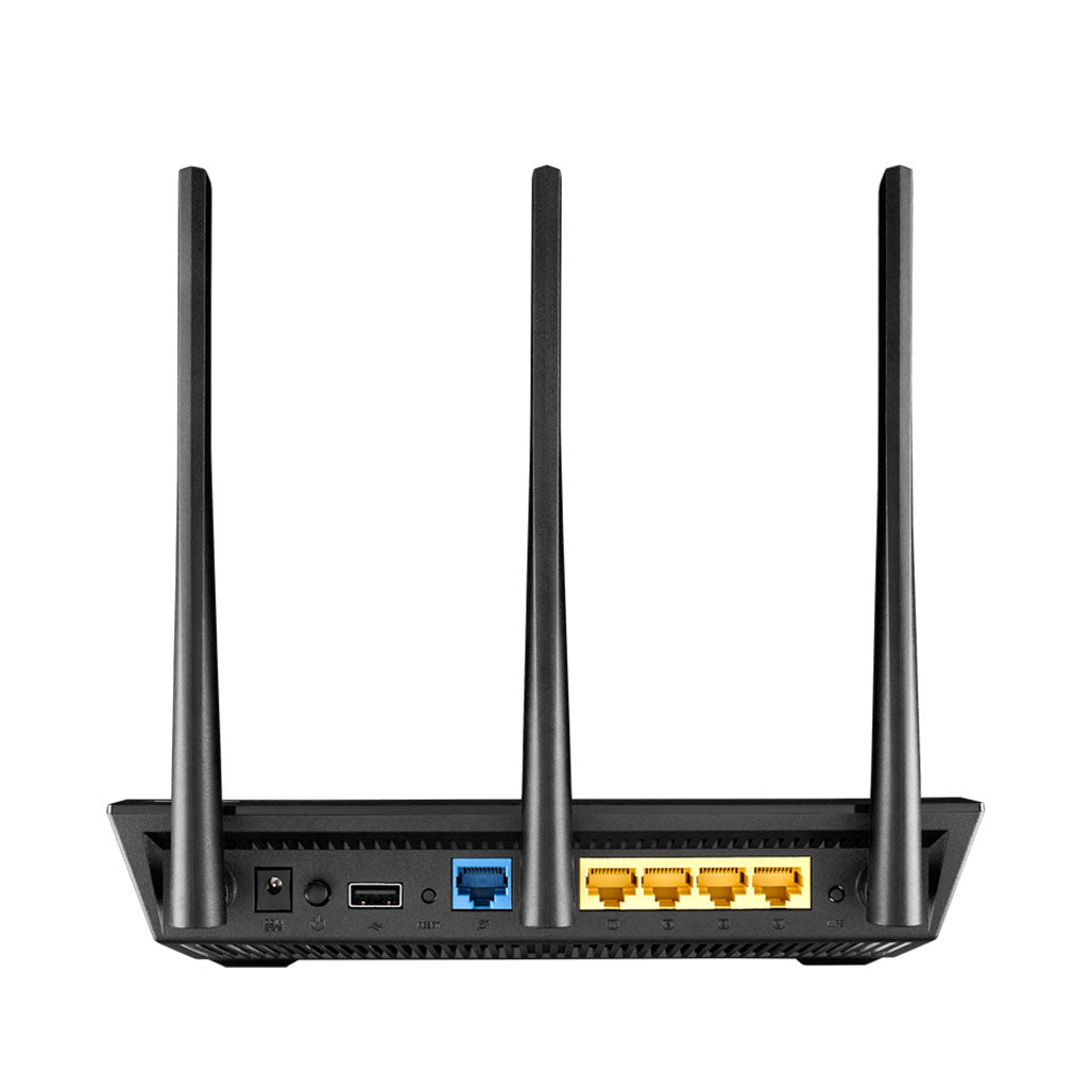 A Photo Of Asus RT-AC66U B1 AC1750 Dual Band Gigabit WiFi Router with AiMesh for mesh wifi system and AiProtection