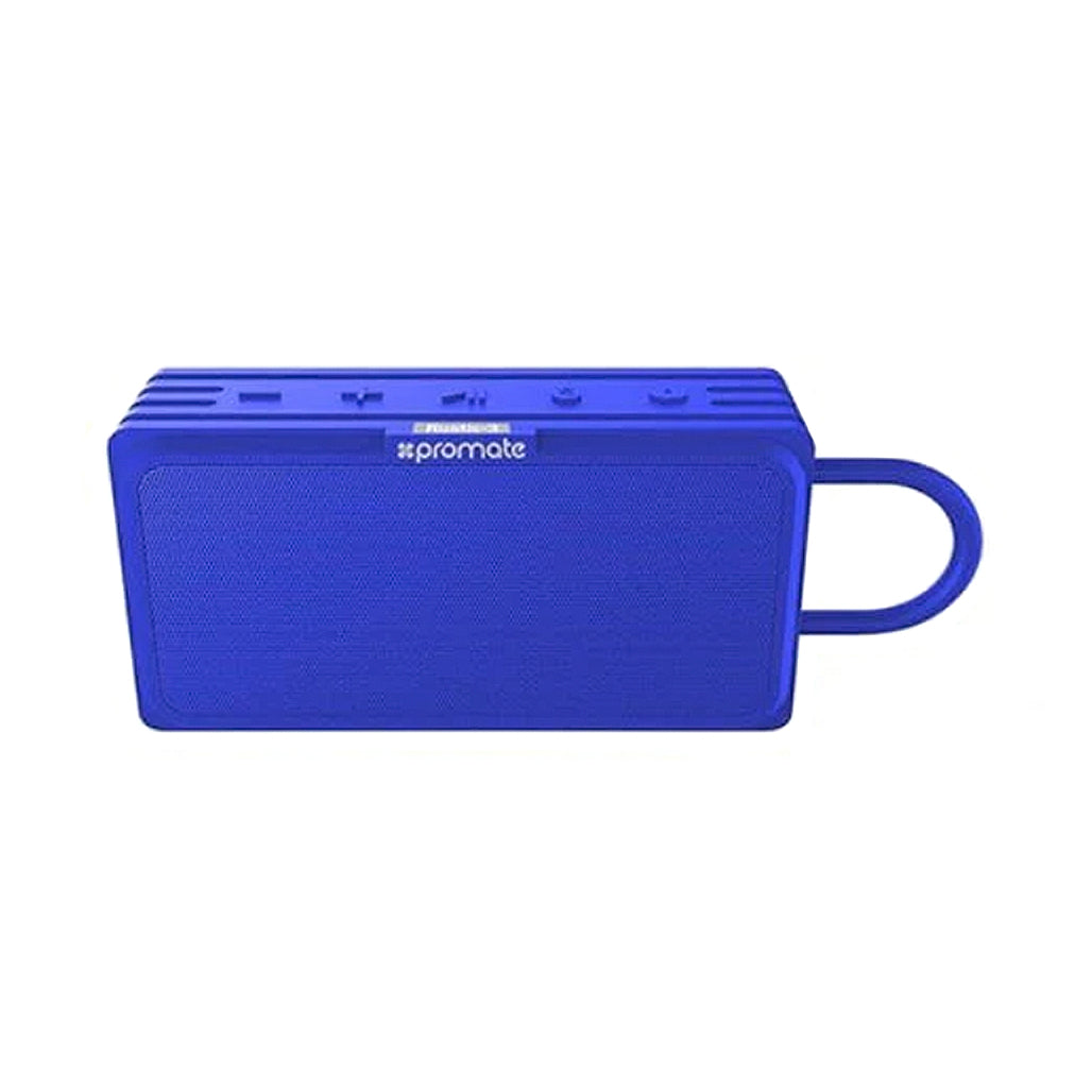 A Photo Of Promate Rustic-3 Portable Rugged Wireless Speaker - IPX6 Water-Resistant, 10W, Blue