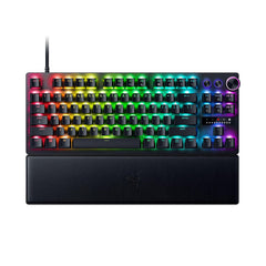 A Photo Of Razer Huntsman V3 Pro Tenkeyless - US - Black | RZ03-04980100-R3M1 - Advanced Mechanical Gaming Keyboard with Analog Optical Switches