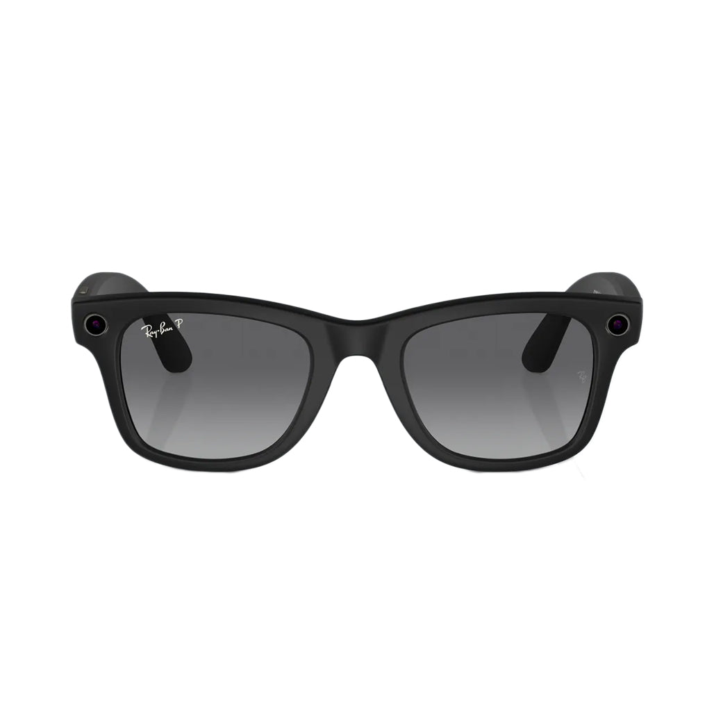 A Photo Of Ray-Ban Meta Wayfarer Smart Glasses – 12 MP Camera, Polarized Gradient Lenses, Open-Ear Speakers, 32GB Storage, Bluetooth 5.2