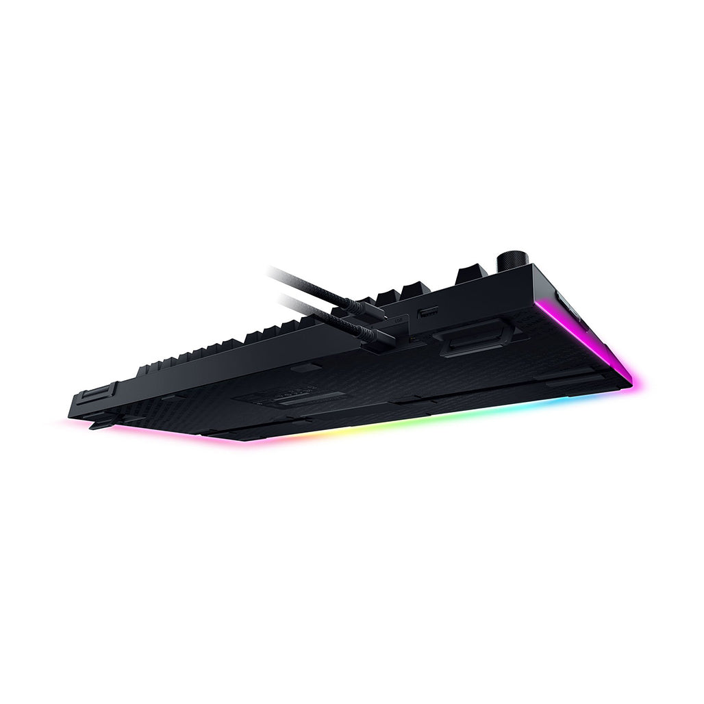 A Photo Of Razer BlackWidow V4 Pro - Wired Full-Size Gaming Keyboard with Green Switches